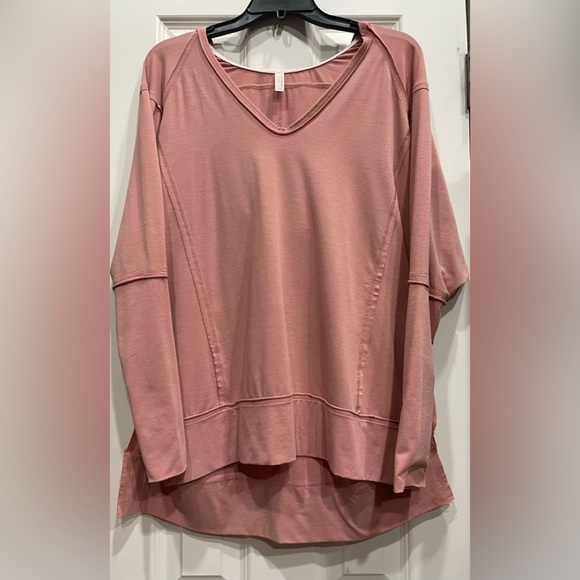 Free People Movement Relaxed Fit Split SideTunic With Hoodie - SP - Picture 3 of 10